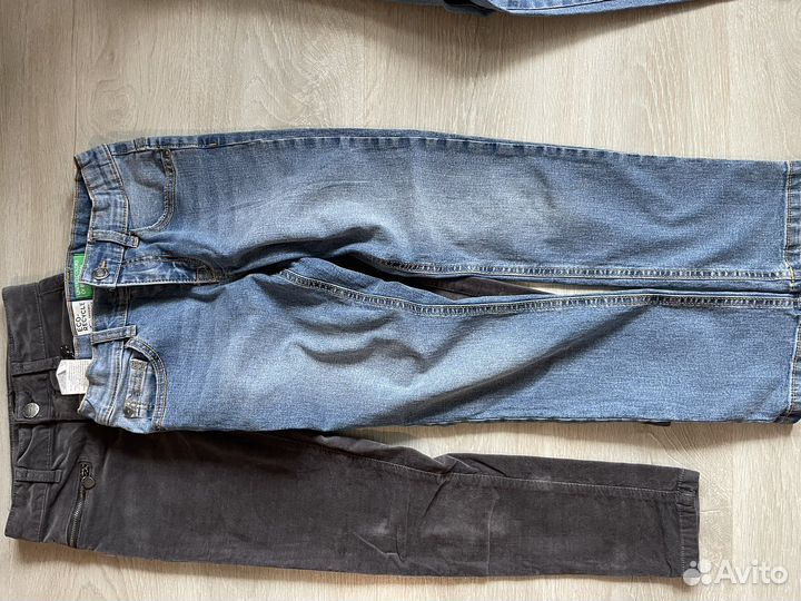 Джинсы пакетом 122-128 пакет вещей на девочку