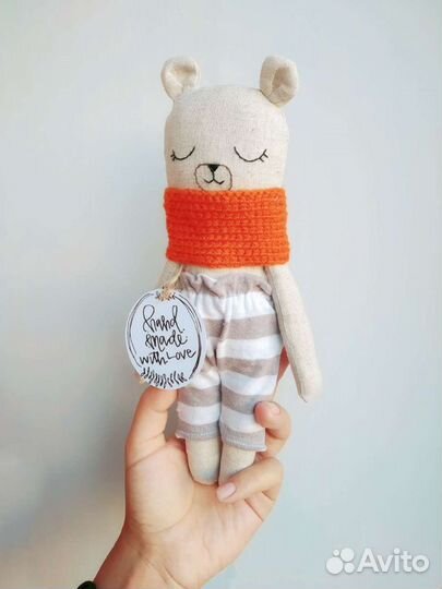 Мишка, ручная работа (новый)