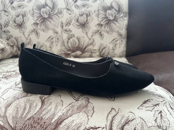 Балетки женские 40 размер черные