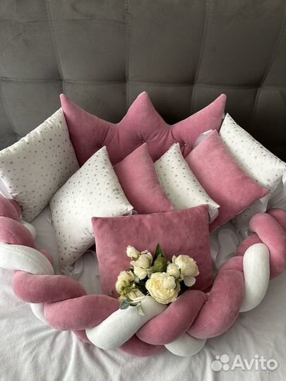 Бортики в кроватку набор в кроватку