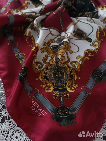 Платок в стиле Hermes Paris