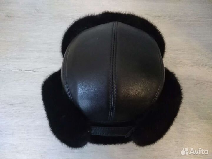 Шапка (кожа и мех)