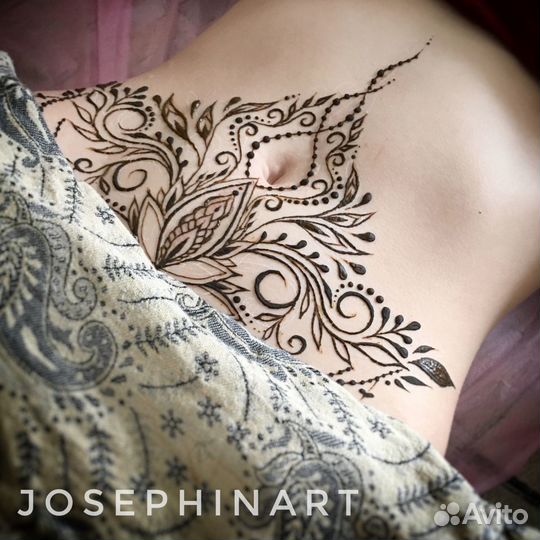 Мехенди, временные тату