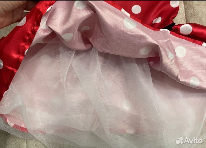 Костюм Мики Мауса размер 80 для девочки