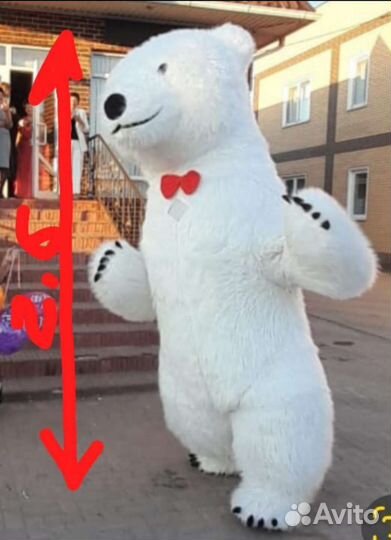 Медведь ростовой костюм