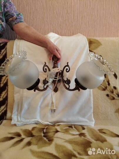 Бра двух рожковое