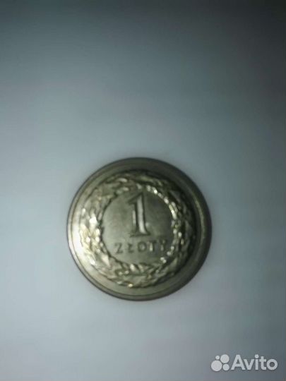 1 злотый 1991года