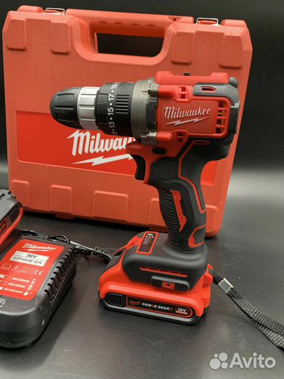 Шуруповерт Milwaukee 36V с двумя АКБ бесщеточный