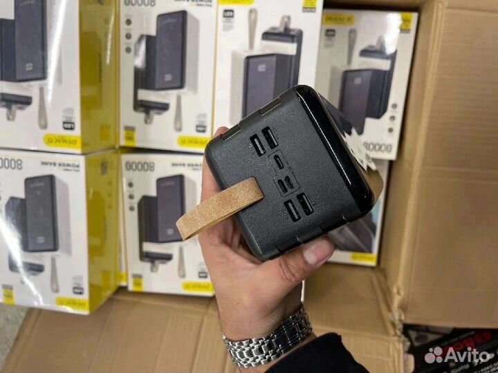 Аккумулятор повербанк Demaco A209 на 80000 mAh