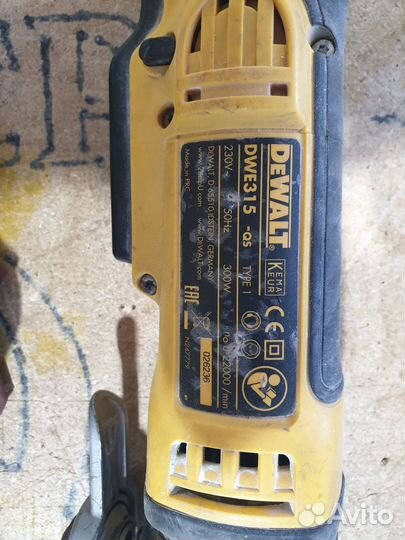 Реноватор dewalt DWE 315 QS