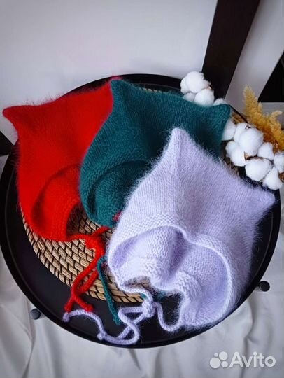 Чепчик с ушками