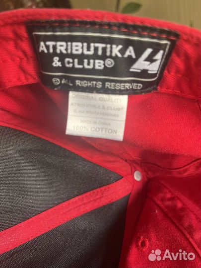 Бейсболка спартак atributika&club красная