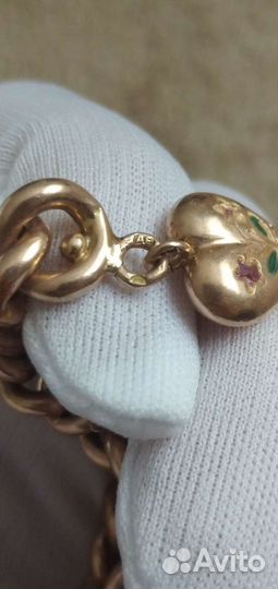 Уникальное старинное украшение, золотой женский бр