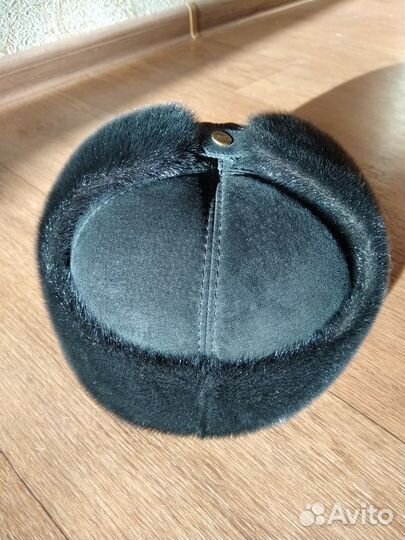 Шапка, модель кепка из меха нерпы р.57