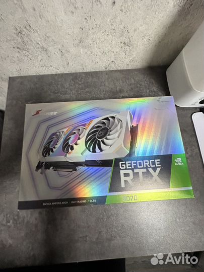 Видеокарта GeForce RTX 3070 Ultra W OC LHR-V / 8Gb