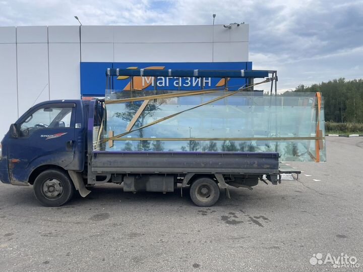 Перевозка стекла, камня с пирамидой