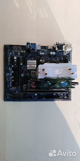 Материнка AsRock H310; Процессор i7 - 8700; Кулер
