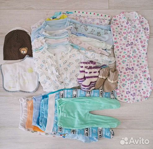 Вещи пакетом на мальчика 0-5 месяцев