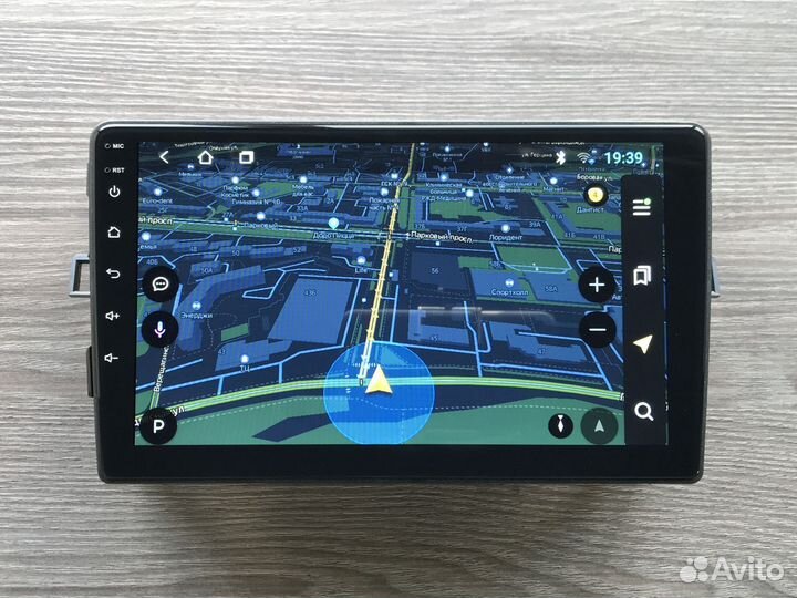 Магнитола Toyota Auris 1 с камерой