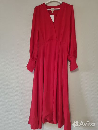 Вискозное платье hm 48-52