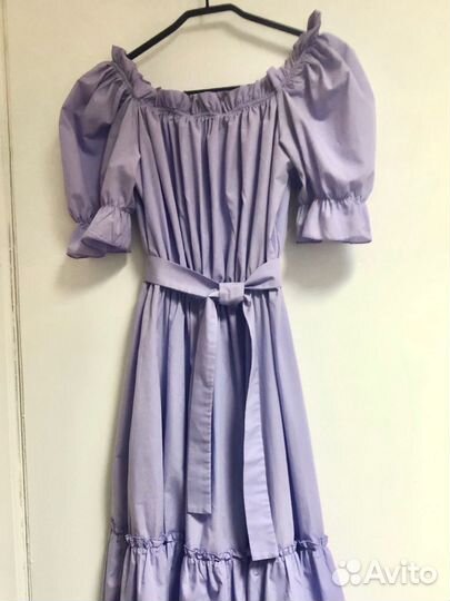 Потрясающее летнее платье принцессы 44-46