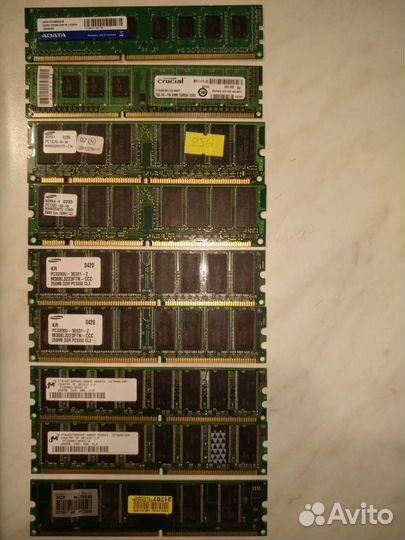 Оперативная память Dimm Sdram ddr/ddr2/ddr3