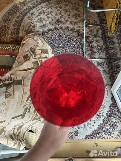 Фужеры рубиновые бокалы богемия словакия