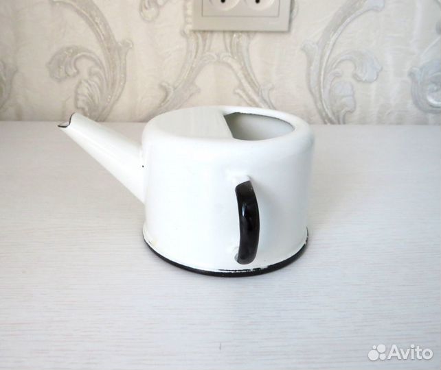 Чайник для полива цветов Поилка Эмаль СССР Винтаж