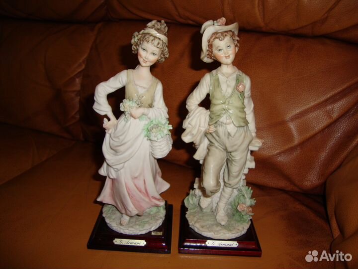 Две статуэтки Capodimonte G. Armani Парочка