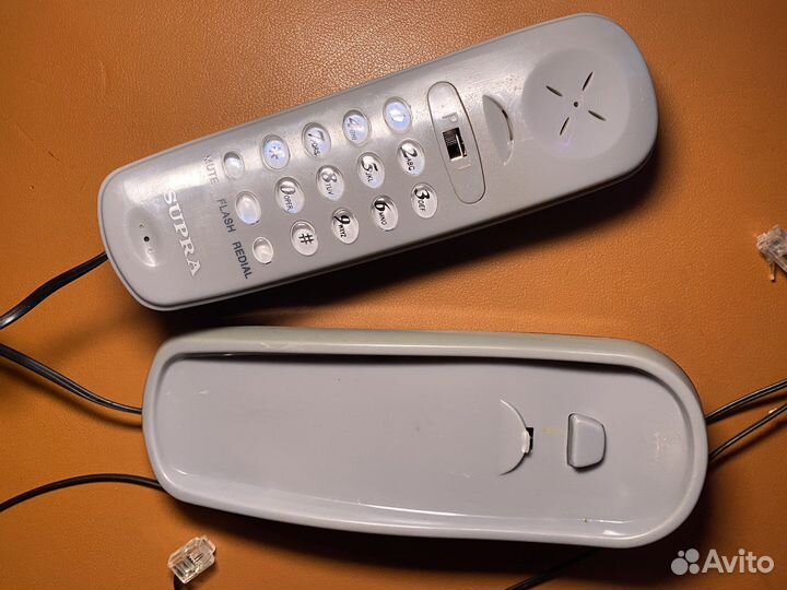 Телефон настенный стационарный supra STL-110 black