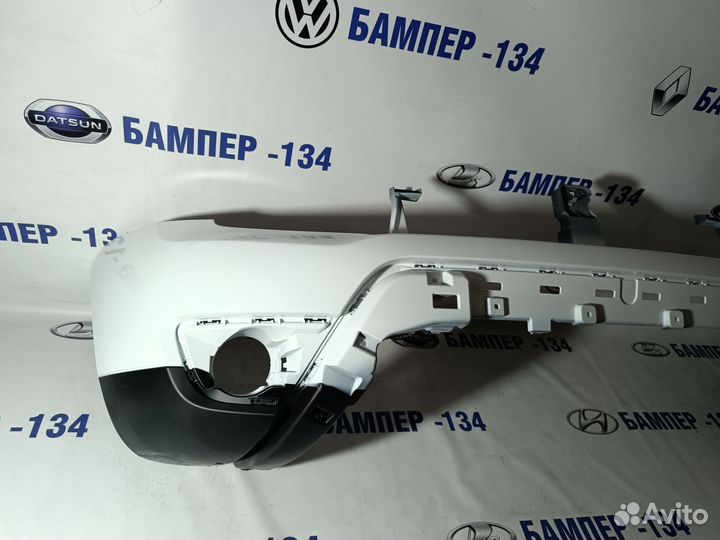 Бампер передний renault duster белый