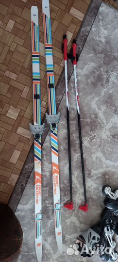 Лыжи 170см + ботинки