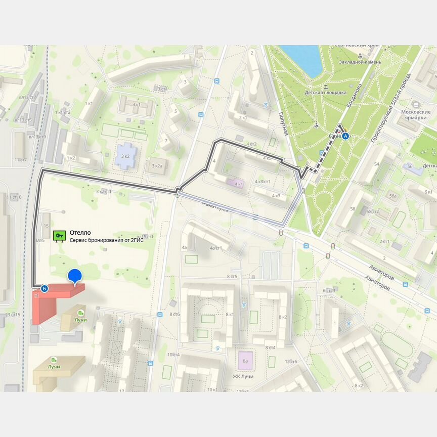 Квартира-студия, 22 м², 4/24 эт.