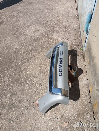 Защита бампера на Prado 90-95