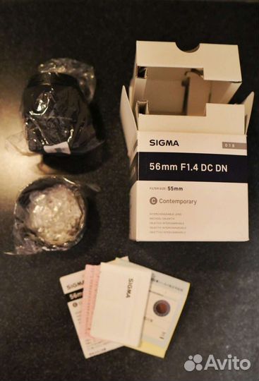 Sigma 56mm (как новый) DC DN Cont Sony E