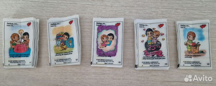 Вкладыши love is 7 series