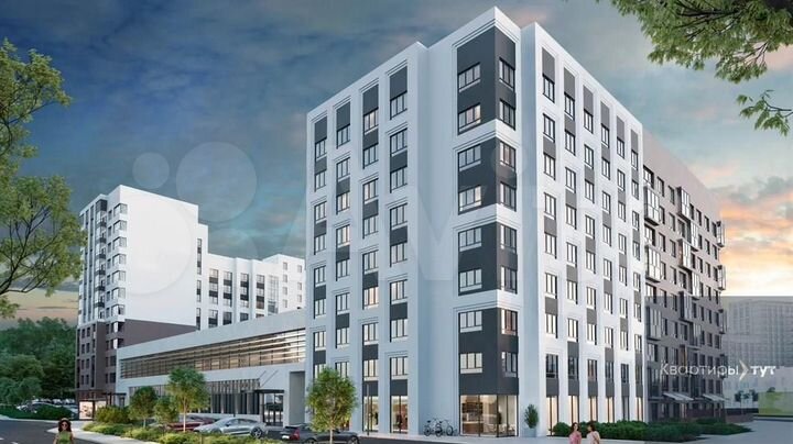 2-к. квартира, 61,6 м², 5/13 эт.