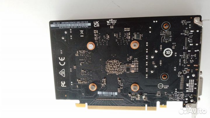 Видеокарта GeForce GTX 1650 D6 ventus XS OC 4GB
