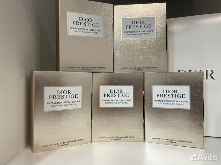 Dior prestige сыворотка+ крем для лица и шеи