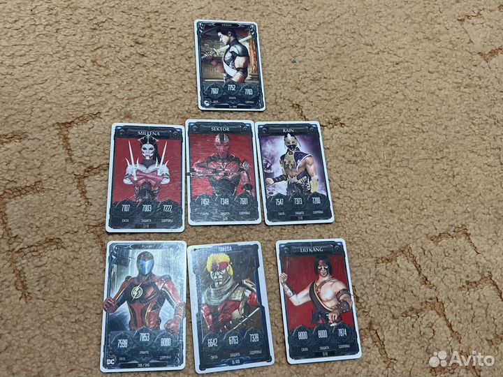 Коллекционные карточки лимитные MC №7,8,9