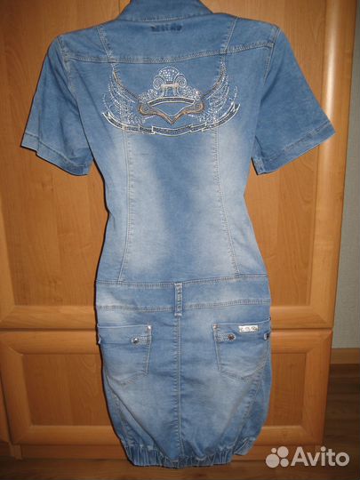 Джинсовое платье