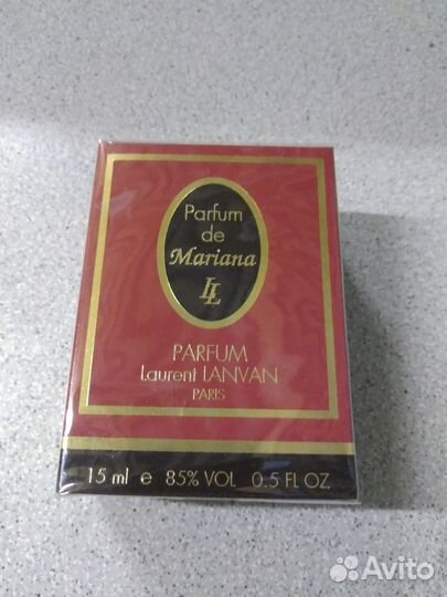 Духи винтаж Parfum de Mariana Laurent lanvan 15мл