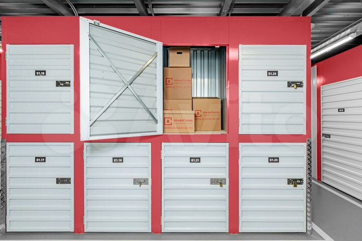 Аренда ячейки на складе 1 м² для хранения вещей