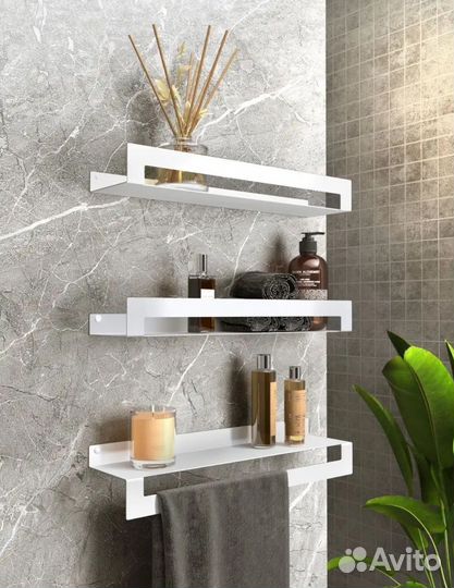 Полки для ванной комнаты