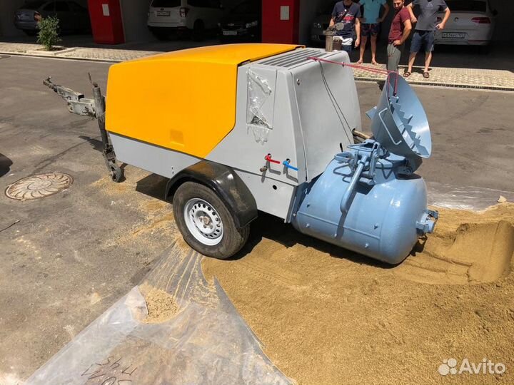 Пневмонагнетатель расстворонасос putzmeister m740