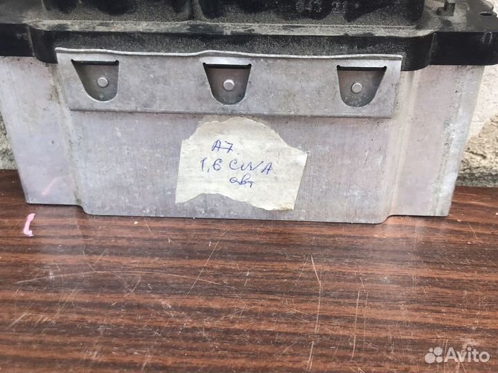 Блок управления двигателем шкода а7 1.6