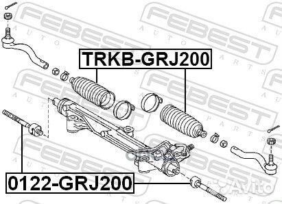 Тяга рулевая (toyota land cruiser 200