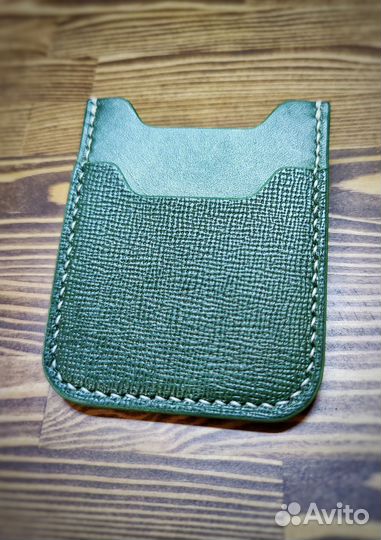 Картхолдер из натуральной кожи ручной работы