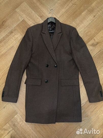 Мужское двубортное пальто