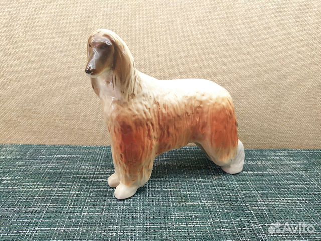 Статуэтка собака афганская борзая лфз СССР